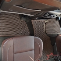 Автомобильные коврики EVA на Cadillac Escalade IV 3 ряда (2014->)