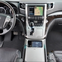 Двухслойные коврики EVA на Toyota Alphard II (2008-2014)