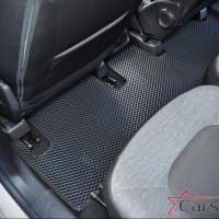 Двухслойные коврики EVA на Citroen C4 Picasso II Grand 3 ряда (2013-2018)