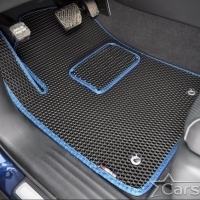 Двухслойные коврики EVA на Infiniti QX56 II 3 ряда (2010-2014)